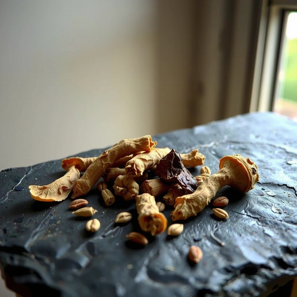 Botanische Rohstoffe in natürlicher Umgebung