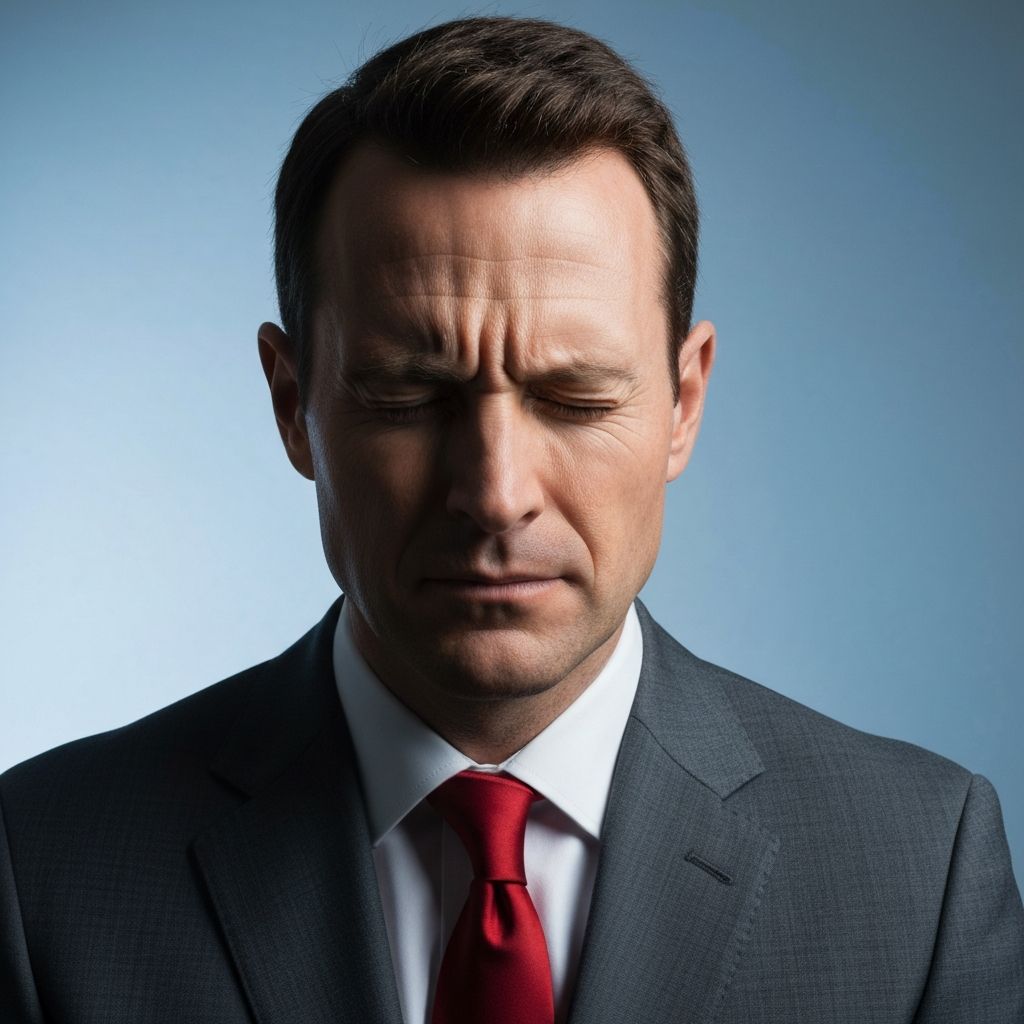 Мушкарац у дубокој концентрацији и фокусу