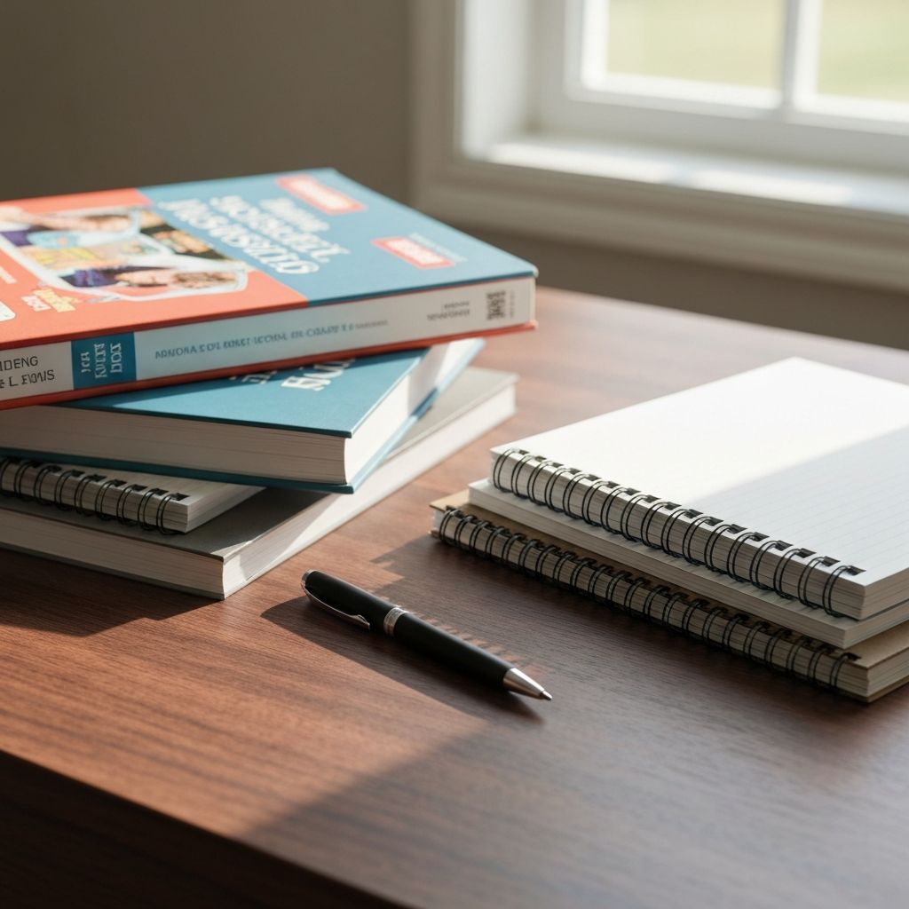 Књиге и биљешница, симбол учења и образовања